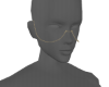 gold face chain