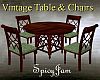 Vintage Table & Chairs G