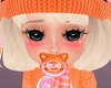 Kids Child Baby Deer Kawaii Outfit Perfect Cute Orange Winter Co