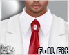 White Tux Red Tie