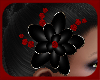 Noir Lynea Hair Flower