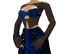 Dark Blue Goth Top (H)