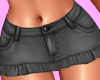 🅜Skirt Denim Blk