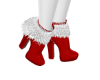Red Fur X-mas Boots