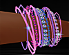pink purple bracelet