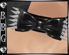 BBG* pvc spike bow blk