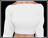 White Crop Sweater