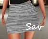 Gray Stretch Skirt
