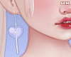 w. Blue Lolli Earrings