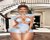 BLUE SUMMER SHORT SET
