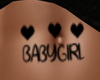 Babygirl Tat (black)
