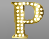 K letter P gold