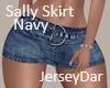 Sally Skirt Navy Blue
