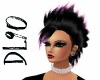 DL90 hair black & pink