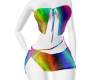 rainbow sxy dress