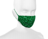 Green Glitter Mask