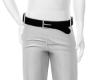 T.M Belt Pant white