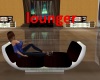 brown velvet lounge