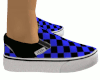 Blue Checked Vans