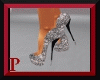 (P) Silver Sequin Heels