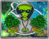*TJ*Alien Weed Frame Pic