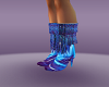 blue/purple boots