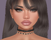 Sleek Brown Bangs