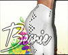 B'[MUSE] Studded Wht/Slv