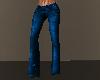 CRF* Teal Flare Jeans