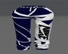 NK Pants White/Blue M