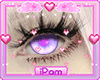 p. cute girl purple eyes