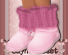 *J* Kids Pink Fur Boots