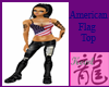 American Flag Halter Top