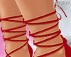 Red Strap Heels