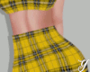 Y| Yellow Plaid Skirt