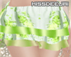 *MD*Flower Lime Skirt
