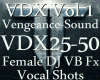 VDX25-50 SOUND EFFECTS