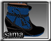 *S*Ro7 Black&blue Shoes