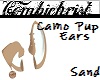 Sand Camo Pup Ears