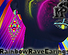 Rainbow Rave Earings