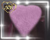 TB-Pink Heart Fur Rug