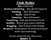 Max Club Rules