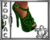 Sexy Girl Green Heels