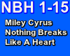 Miley Breaks Like  Heart