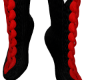 SB B/Red Long Socks