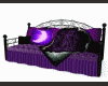 MEtal bench purple
