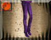 Purple bleached jeans