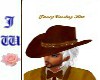 JW Fancy Cowboy Hat M