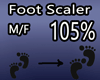 Scaler Foot -Pie 105% M/