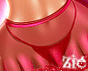 Heart Jeweled Skirt Red